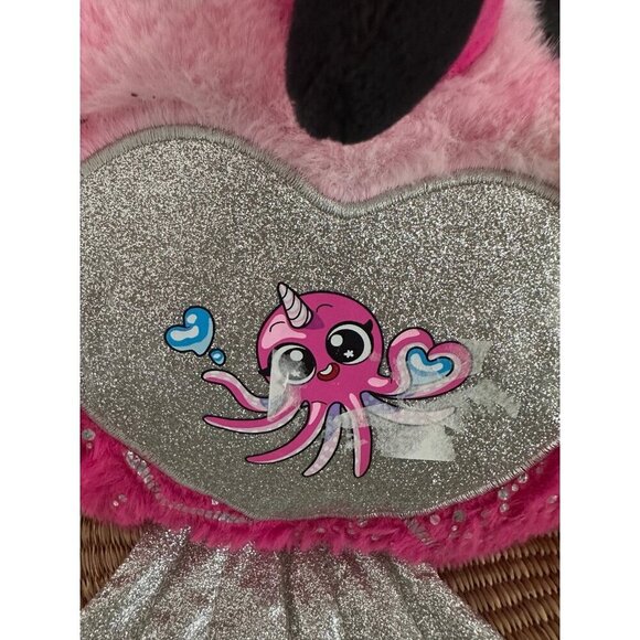 Zuru Pink bird stuffed animal - Picture 3 of 10